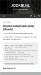 Mobile Screenshot of jodrik.nl